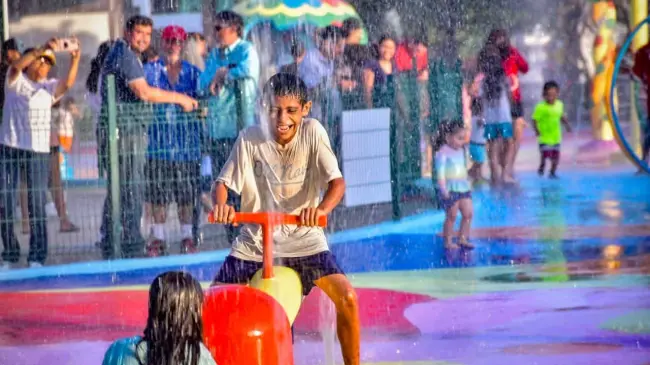 ¡Quedó rechulo! Oasis Interactivo en el Parque Lineal en Mazatlán ya está abierto al publico