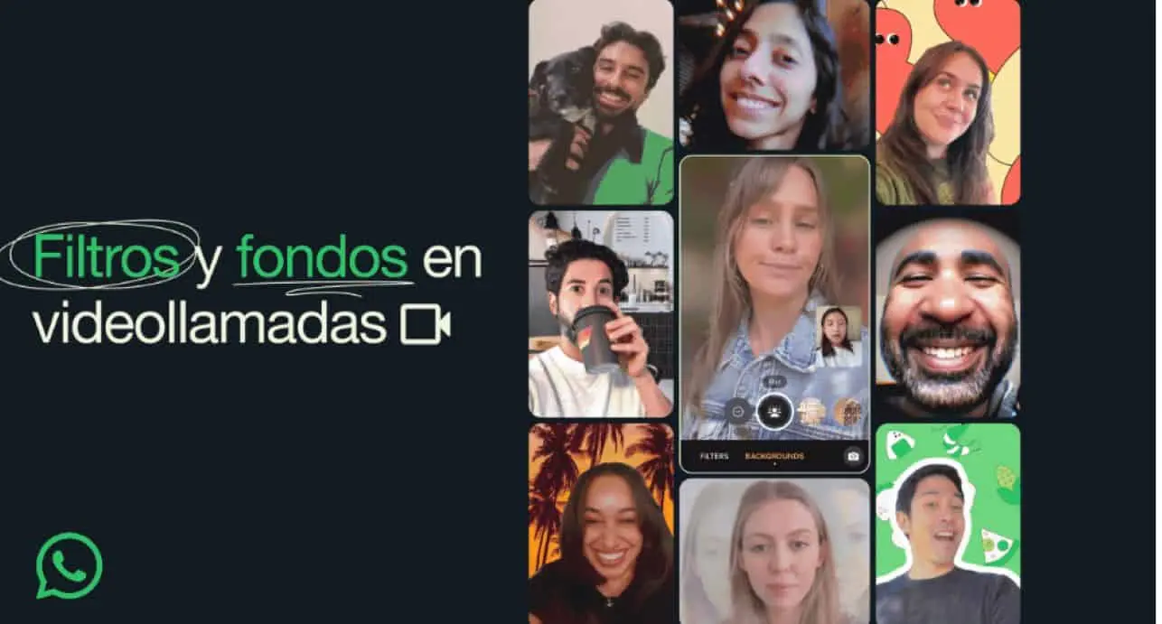 Agrega un toque divertido a tus videollamadas con algún fondo o filtro en WhatsApp. Foto: Cortesía