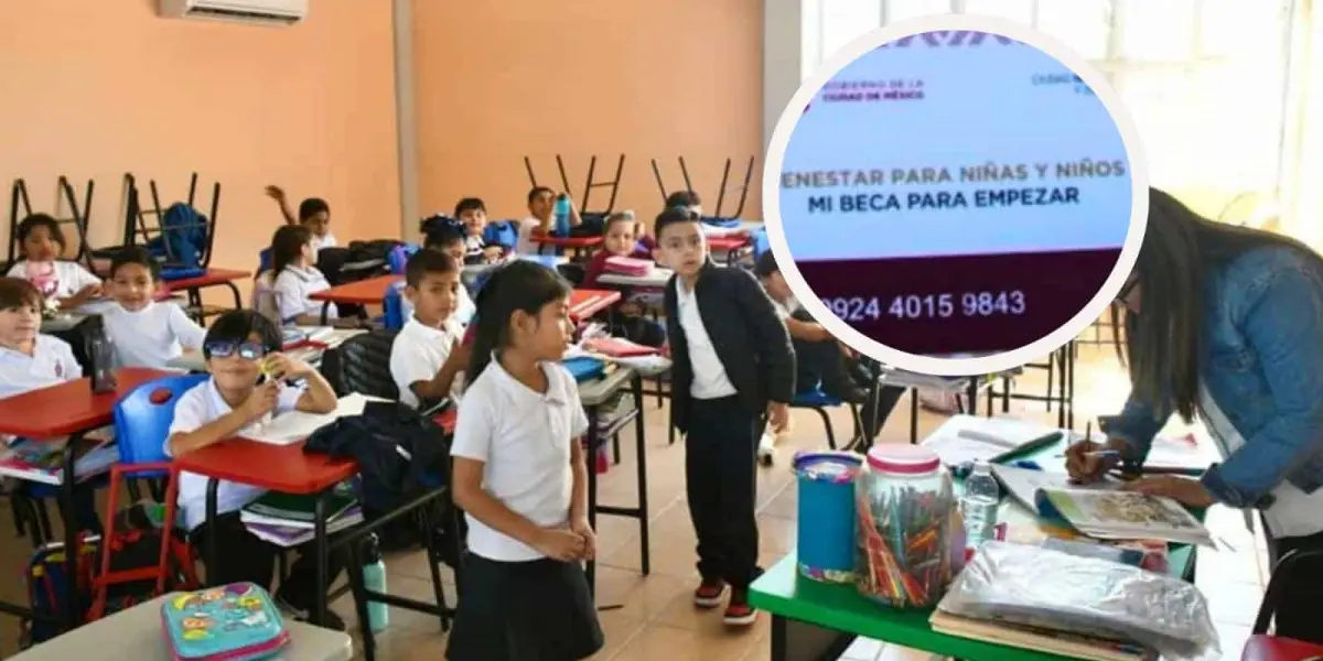 Mi Beca para Empezar de la CDMX dirigida para los alumnos de educación básica. Foto: Coertesía