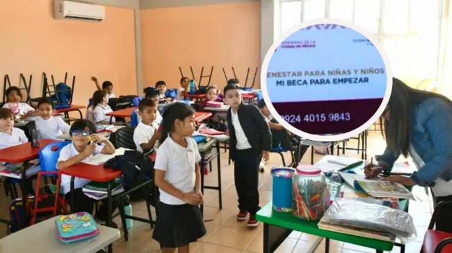 Mi Beca para Empezar de la CDMX dirigida para los alumnos de educación básica. Foto: Coertesía
