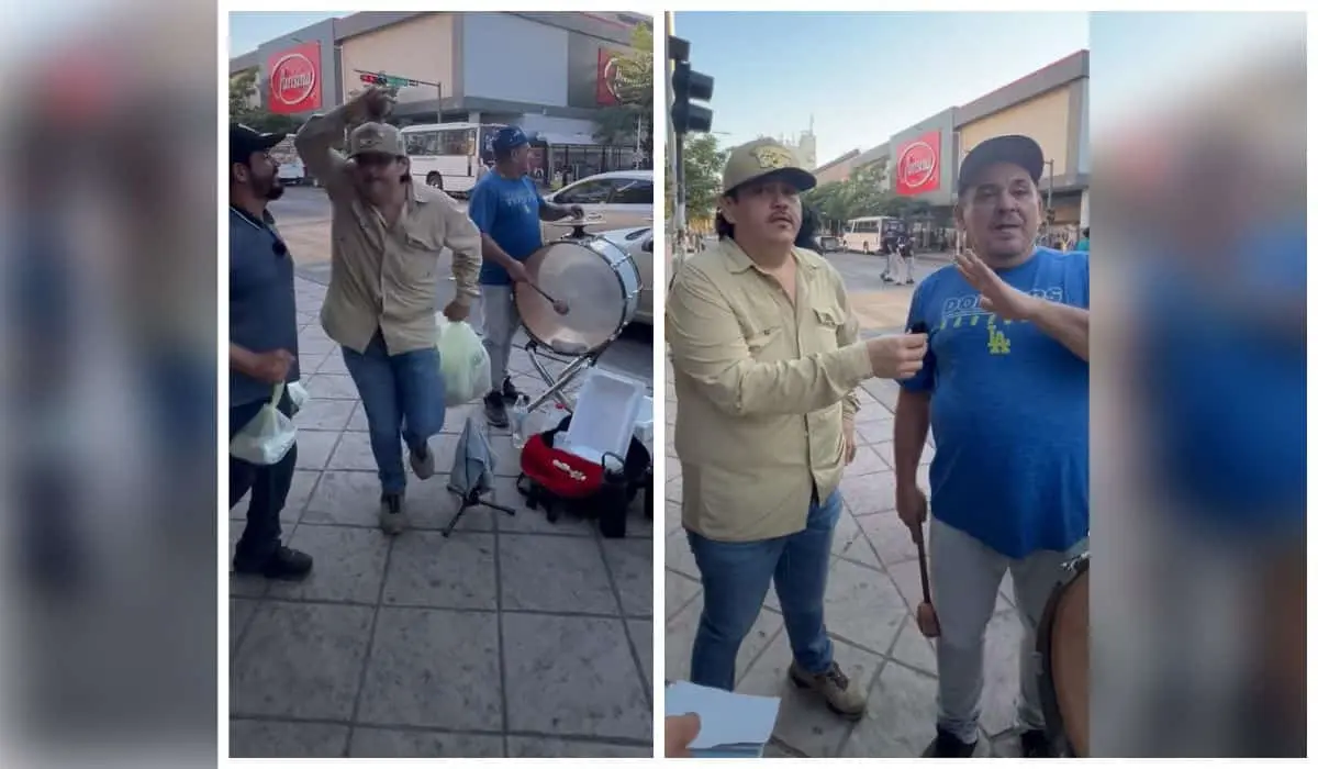 Comerciantes y músicos buscan la manera de salir adelante en Culiacán. Foto: Captura de pantalla