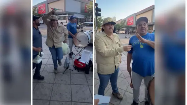 Comerciantes y músicos buscan la manera de salir adelante en Culiacán. Foto: Captura de pantalla