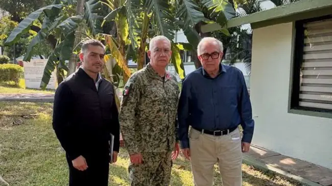 El gobernador del estado sostuvo una reunión con el secretario de la Defensa Nacional, general Ricardo Trevilla Trejo; y el secretario de Seguridad y Protección Ciudadana, Omar García Harfuch.