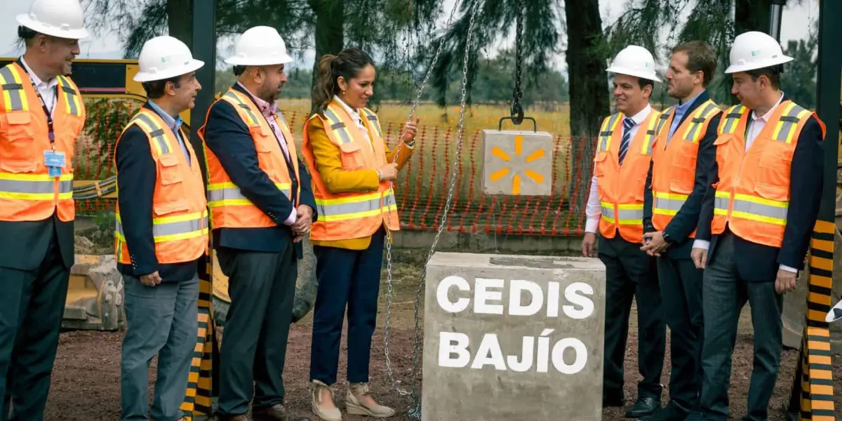 Empieza la obra de construcción del CEDIS de Walmart en Silao. Foto: Cortesía