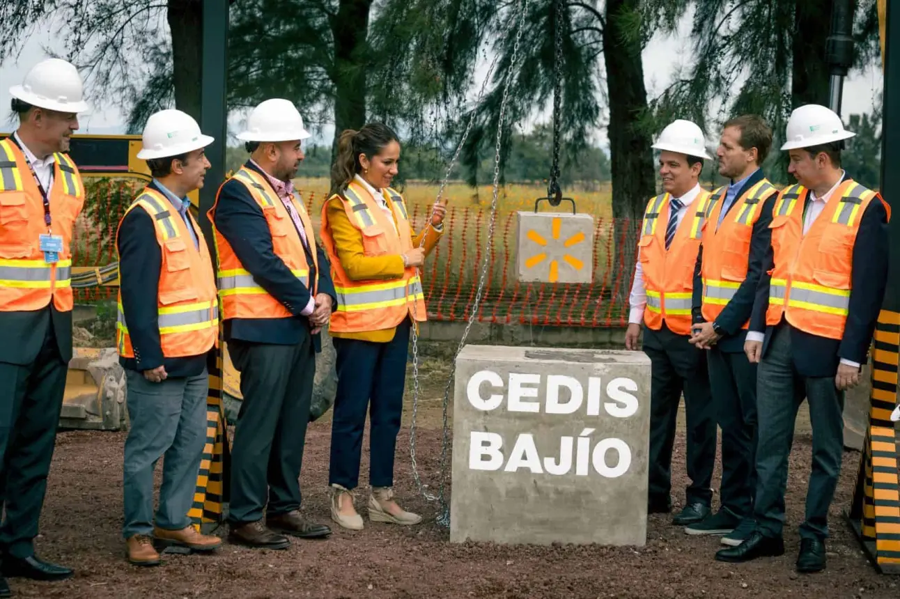 Empieza la obra de construcción del CEDIS de Walmart en Silao. Foto: Cortesía