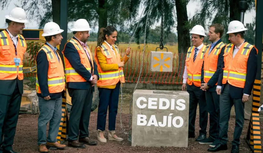 Empieza la obra de construcción del CEDIS de Walmart en Silao. Foto: Cortesía