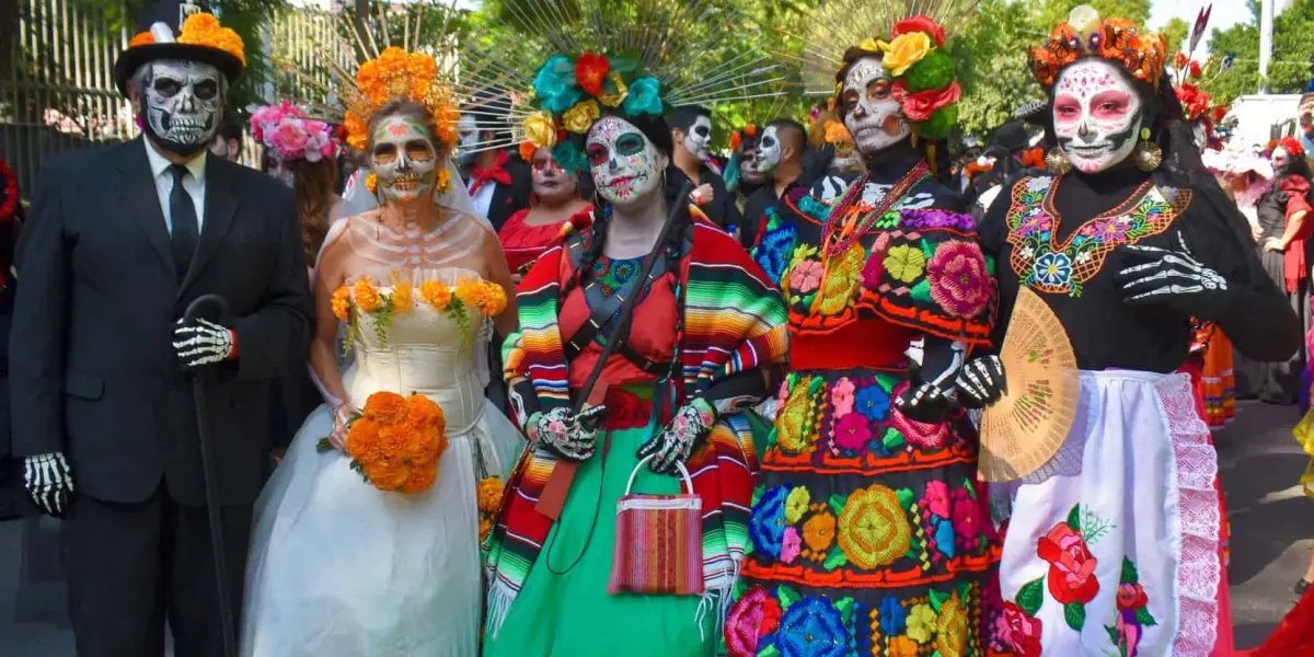 Desfile del Día de Muertos en Guadalajara.