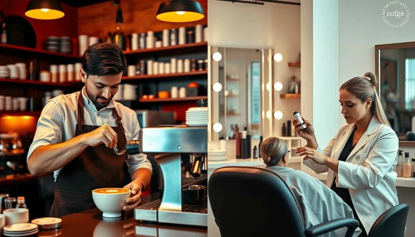 Barista profesional o cosmetología: elige tu carrera
