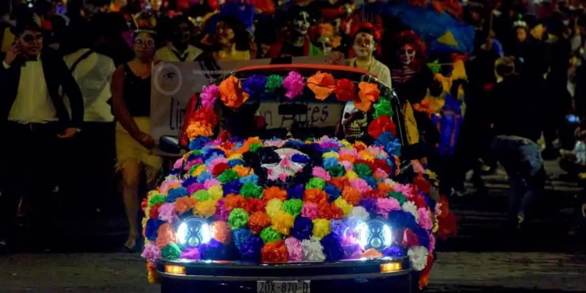 Ya`preparan todo para el Gran Desfile del Día de Muertos de Zacatecas 2024. Foto: Cortesía