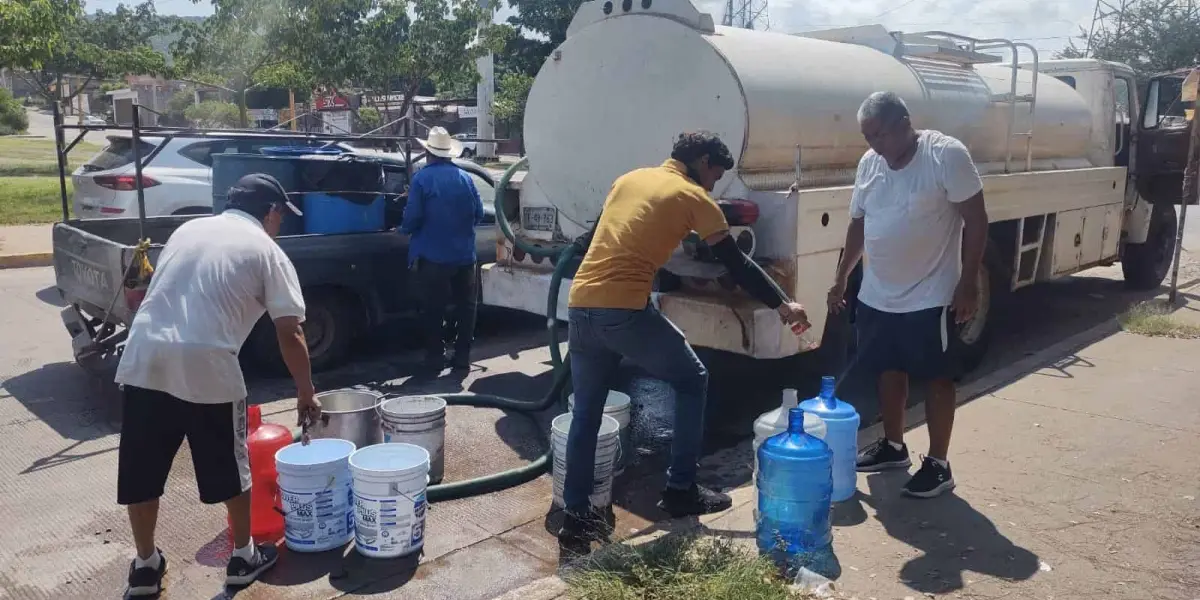 Distribución de agua.