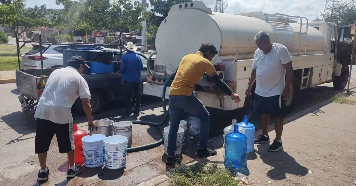 JAPAC anuncia distribución de agua en pipas para estas colonias