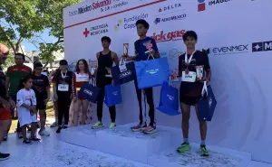 Los hermanos Aguirre Zavala de Navolato conquistan los 5 km en la Carrera de Cruz Roja