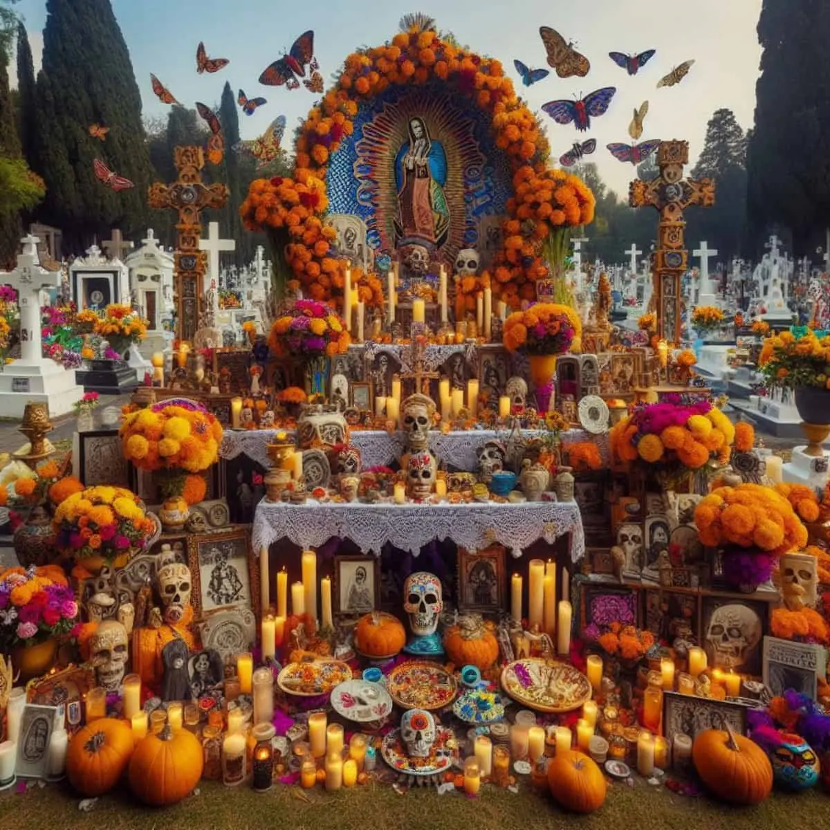 Altares del Día de Muertos en 3D con inteligencia artificial