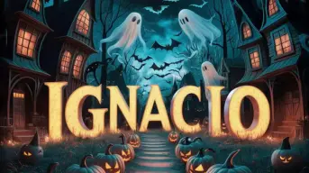 Lista de nombres en 3D con temática de Halloween realizados por IA