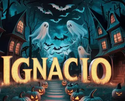 Lista de nombres en 3D con temática de Halloween realizados por IA