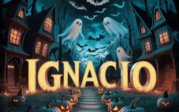 Lista de nombres en 3D con temática de Halloween realizados por IA