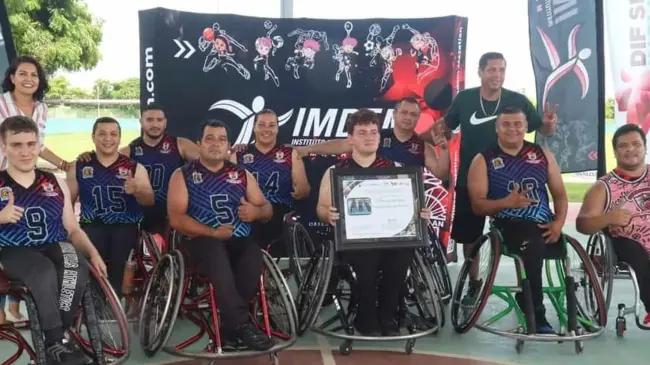 La Ráfaga Cañera de Navolato se corona nuevamente como Campeón de la LIga de Básquetbol sobre silla de ruedas.