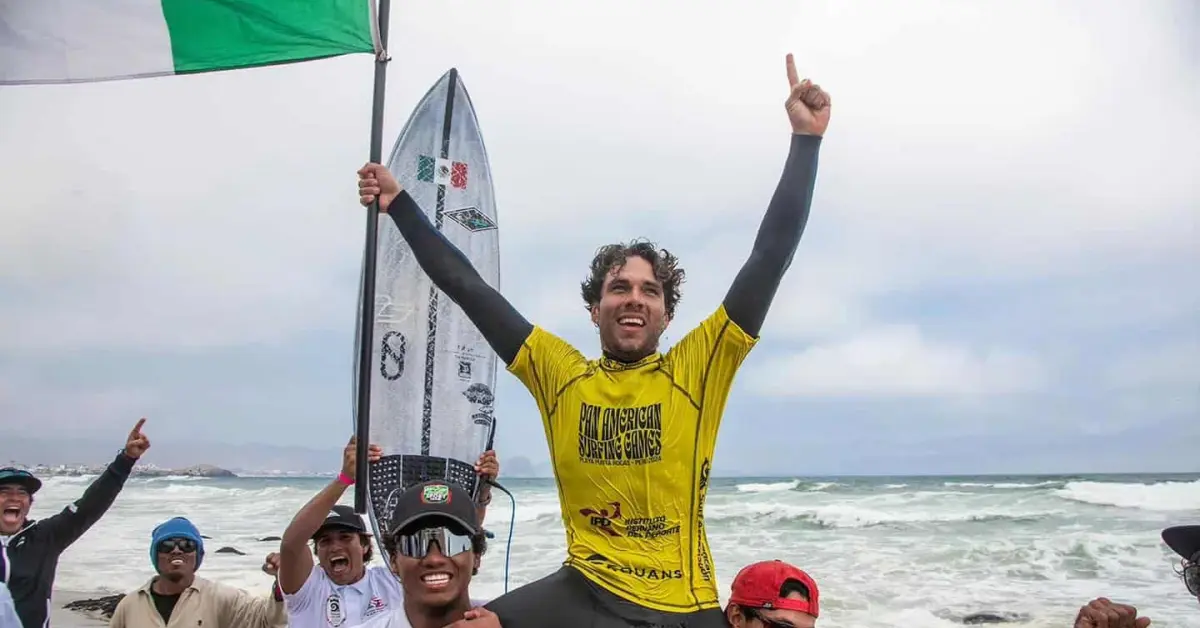 El mexicano Sebastián Williams gana oro en los  Juegos Panamericanos de Surf