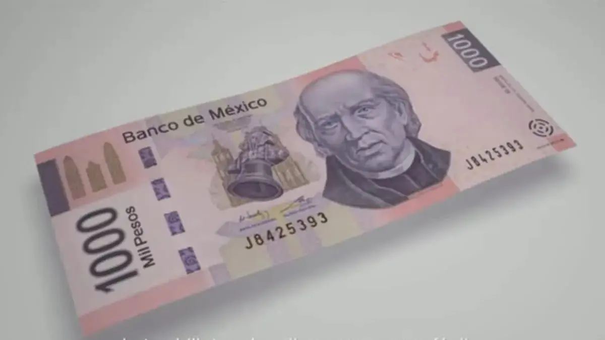 Banxico anunció la salida de circulación del billete de 1 mil pesos en México. Foto: Cortesía