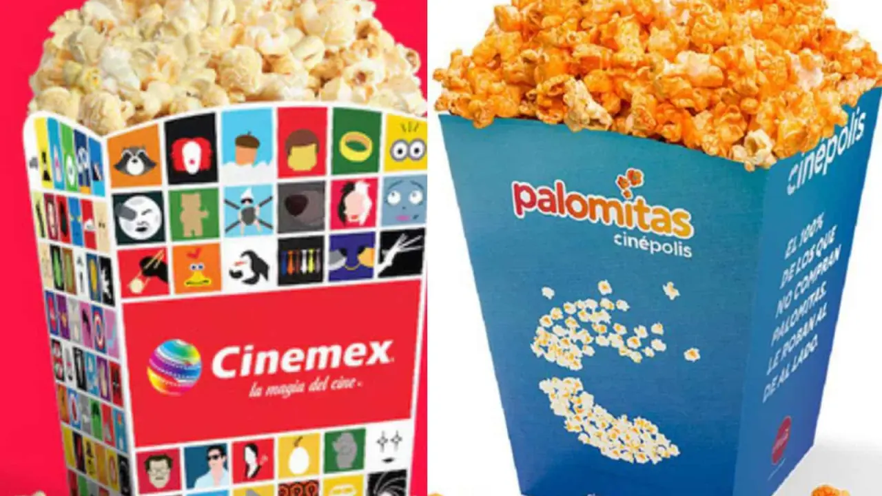 Cinemex y Cinépolis compiten entre si con los precios y sabores que manejan en departamento de Dulcería. Foto: Cortesía