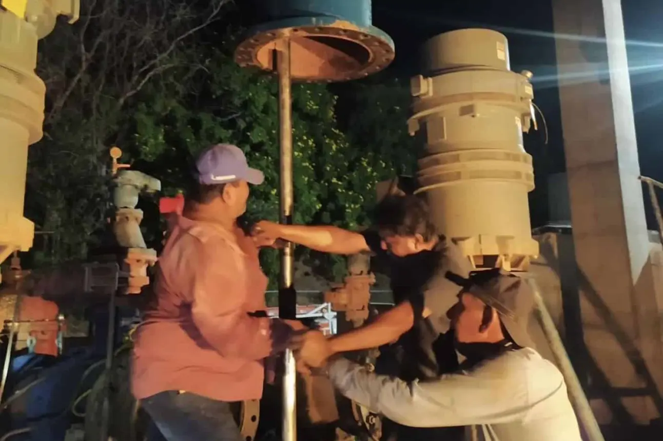 Japac informa que una falla provoca que varias colonias de Culiacán se queden sin agua. Foto: Cortesía