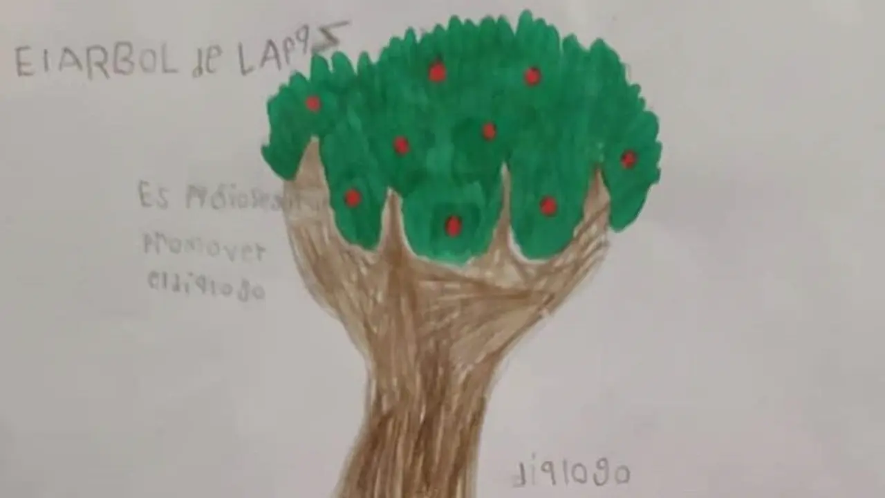 Para los niños que participaron en esta actividad, quedó clara la idea de que la paz se construye desde casa y con raíces fuertes en valores civicos. Foto: Cortesía.