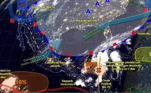 Clima en Sinaloa: Viernes nublado y poca probabilidad de lluvias en el estado