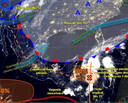 Clima en Sinaloa: Viernes nublado y poca probabilidad de lluvias en el estado