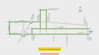 En Zapopan y Guadalajara este domingo rutas del transporte público cambiarán recorridos