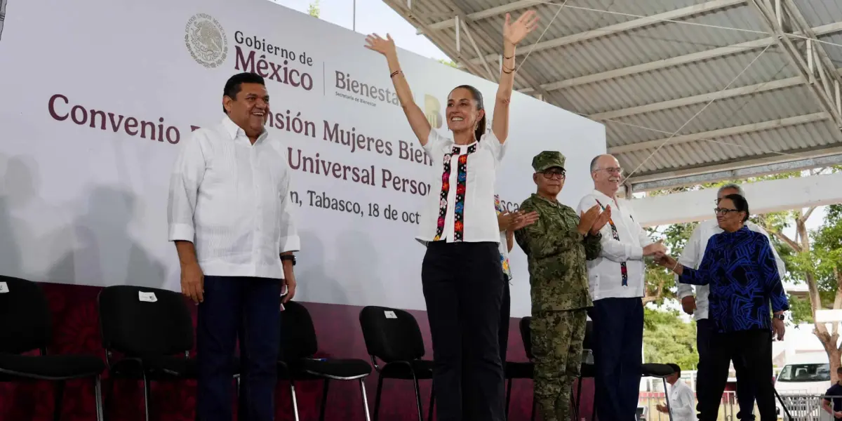 Claudia Sheinbaum enlista obras y proyectos que se realizarán en Tabasco en el 2025.