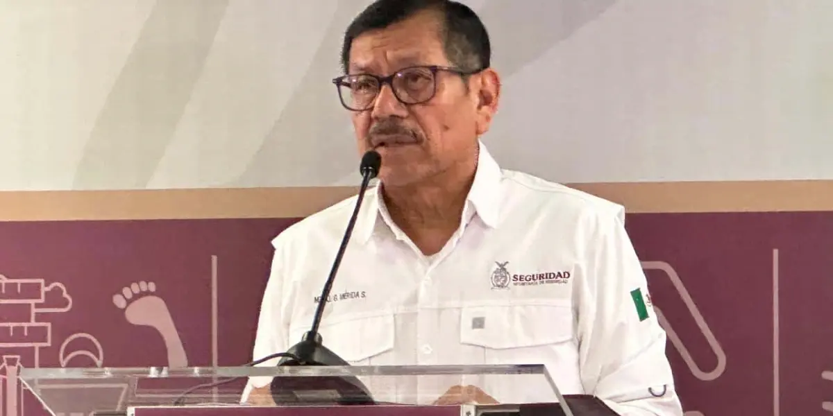 Gerardo Mérida Sánchez, secretario de Seguridad Pública en Sinaloa.