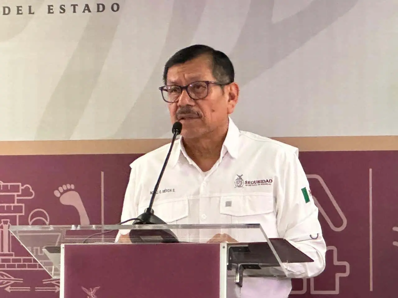 Gerardo Mérida Sánchez, secretario de Seguridad Pública en Sinaloa.