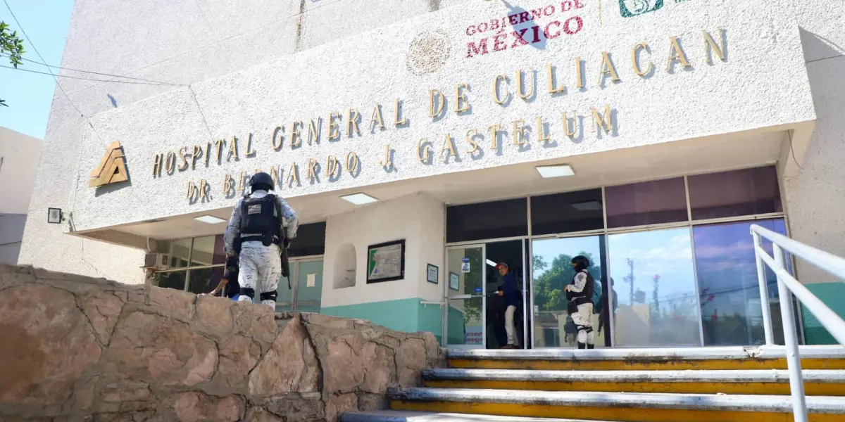 Informan sobre medidas de seguridad para garantizar la seguridad en hospitales de Sinaloa.