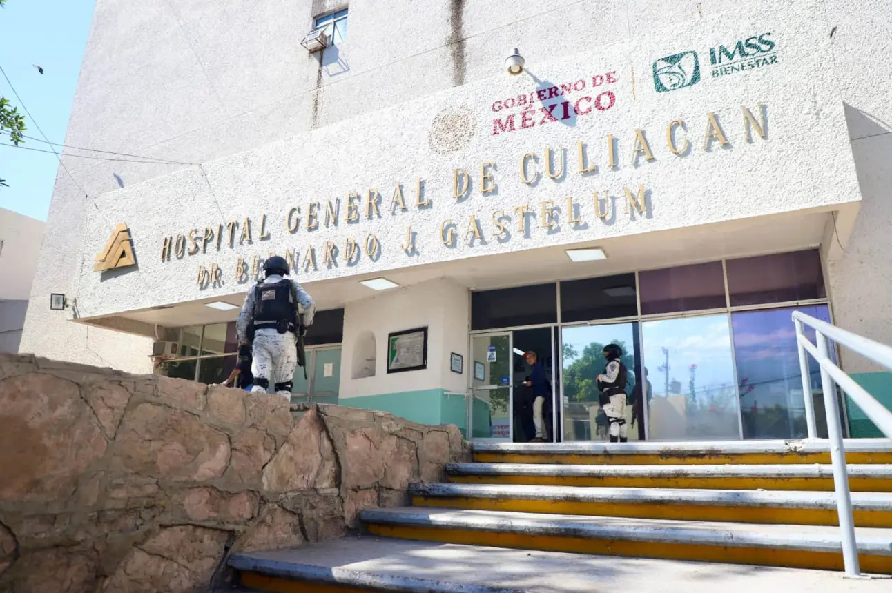 Informan sobre medidas de seguridad para garantizar la seguridad en hospitales de Sinaloa.