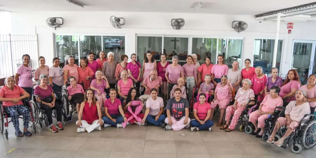 Casa del Carmen se viste de rosa promoviendo la detección temprana del cáncer