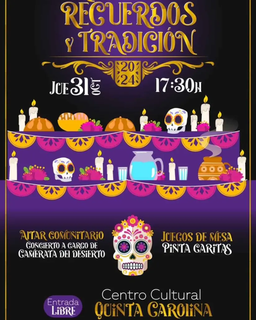 Un programa amplio por el Día de Muertos en Chihuahua 2024