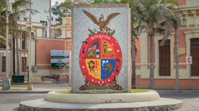 El escudo de Sinaloa tiene gran importancia en la identidad del estado. Foto: Wikipedia