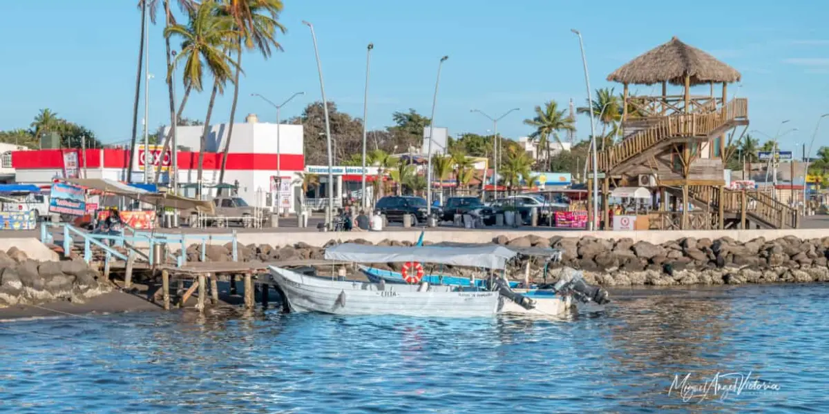 Así luce el hermoso Malecón de Altata en Navolato. Foto: Sinaloa 360 / Miguel Ángel Victoria