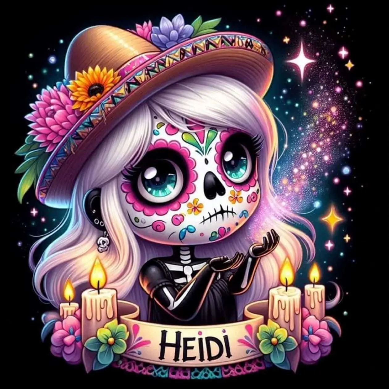 Heide estilo Catrina en 3D