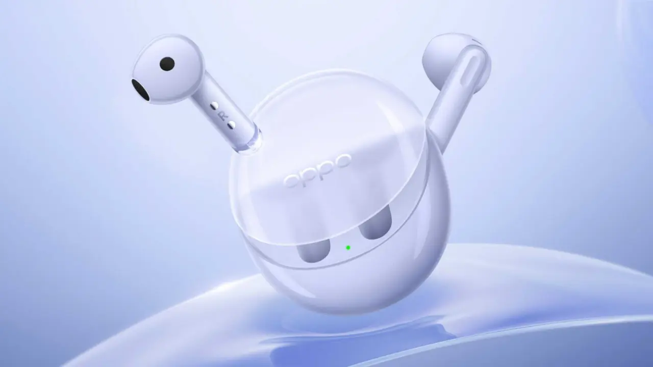 Auriculares Oppo Enco Air 3 con controles táctiles. Foto: Cortesía