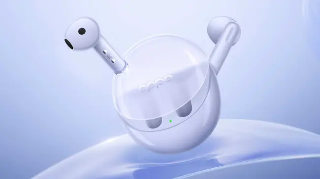 Auriculares Oppo Enco Air 3 con controles táctiles. Foto: Cortesía
