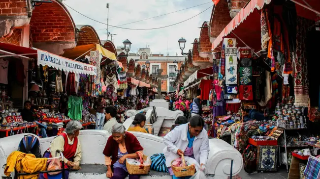 Puebla es conocida por una amplia gastronomía, pero no solo los paltillos saldos destacan. Los típicos dulces, también son tradición. Foto: Chris Luengas y Lan Yao.