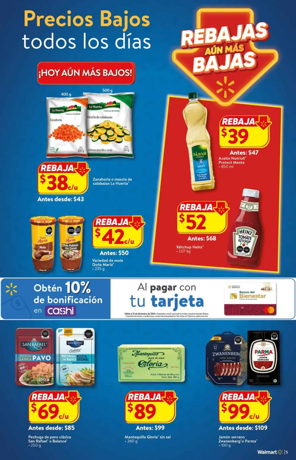 Walmart: folleto de ofertas en despensa hasta el 6 de noviembre