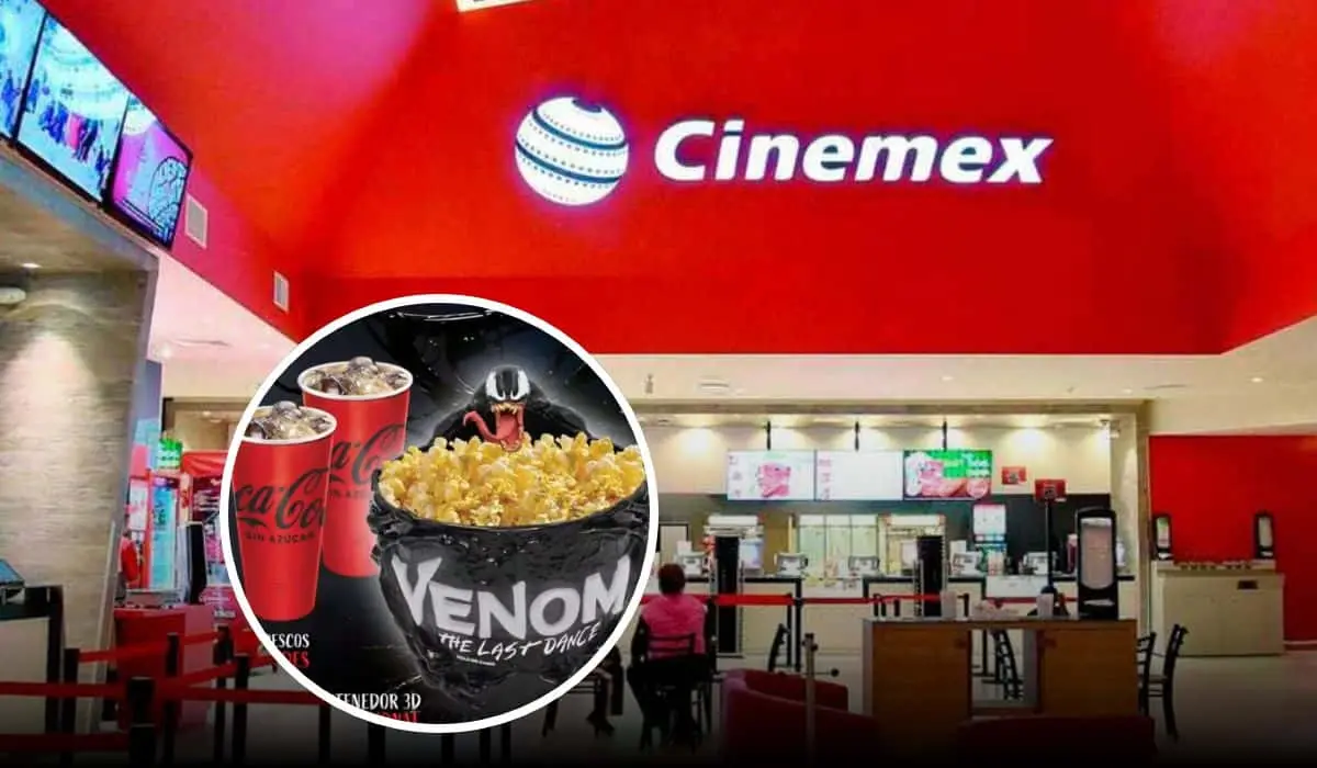 Cinemex sacó dos combos especiales de Venom. Foto: Cortesía