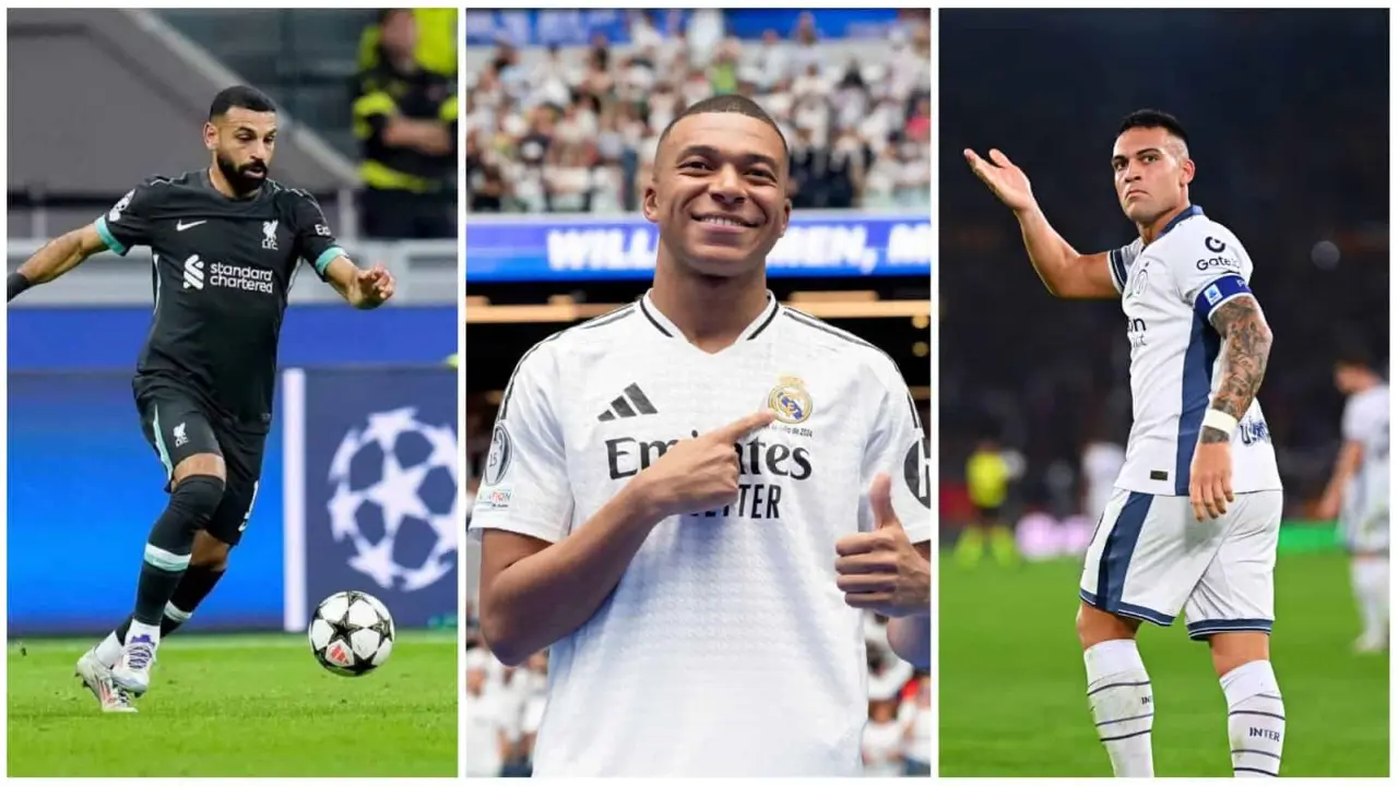 Salah, Mbappe y Lautaro Martínez