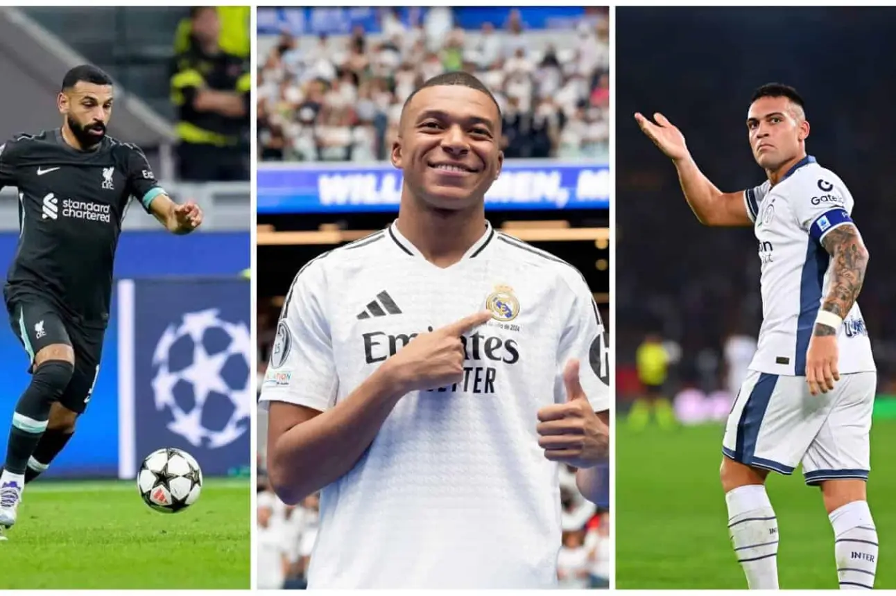 Salah, Mbappe y Lautaro Martínez