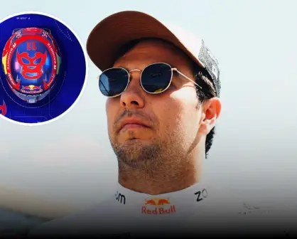 F1: Checo Pérez usará casco conmemorativo de lucha libre en el GP de México