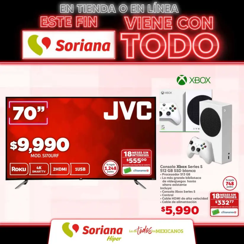 Buen Fin 2024: Soriana se adelanta con estas ofertas en electrónica