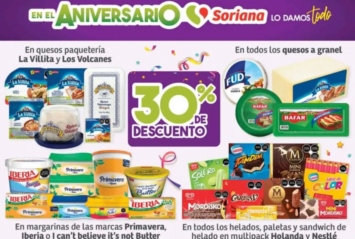 Ofertas de Soriana: folleto Fin de Semana Hiper Nacional del 25 al 28 de octubre