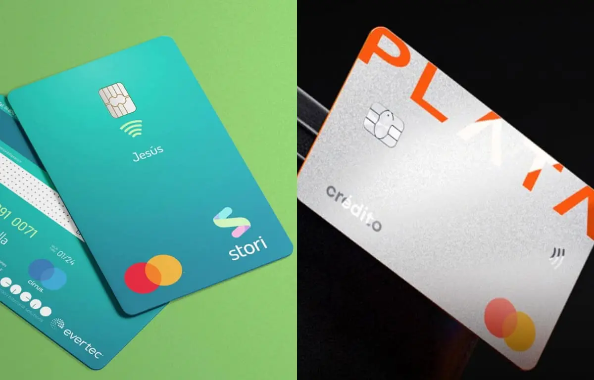 Stori y Plata Card son opciones muy populares entre las tarjetas de crédito.